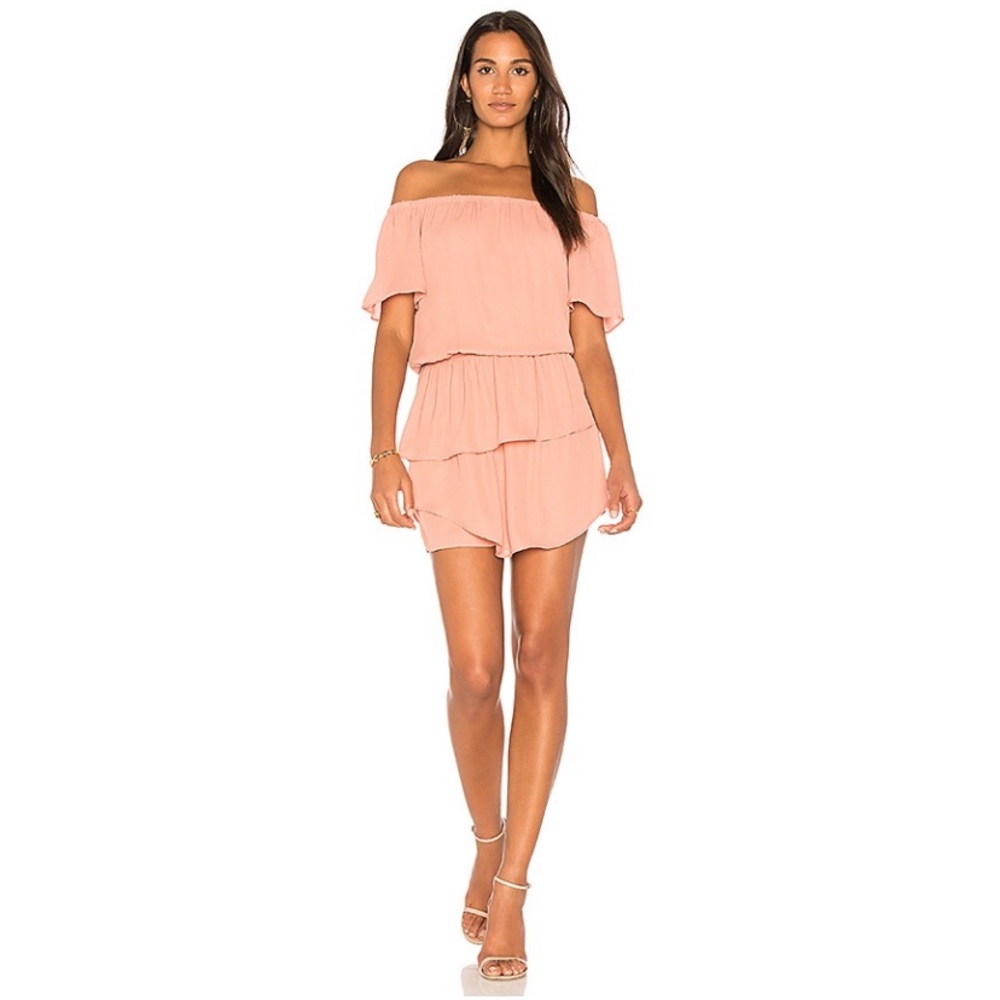 Krisa Layered Off Shoulder Dress
